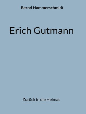 cover image of Erich Gutmann
